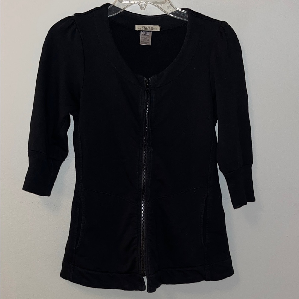 Prairie Underground Black Zip-Up Jacket